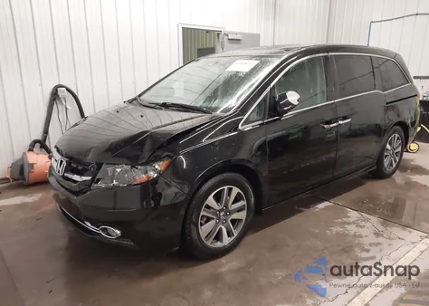 2014 Honda Odyssey Touring/Touring Elite from USA, damaged, VIN 5FNRL5H93EB035445